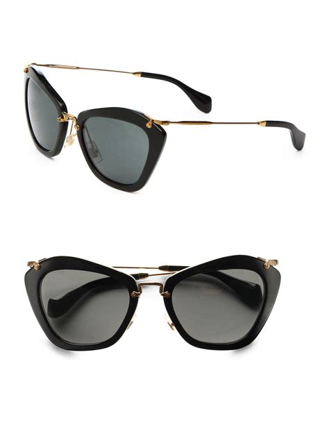 miu miu noir cat eye sunglasses|Miu Miu Prescription Glasses For Men & Women – Fashion.